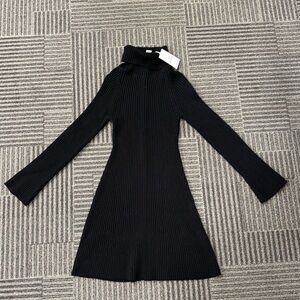Aritzia back sweater turtleneck sweater dress.